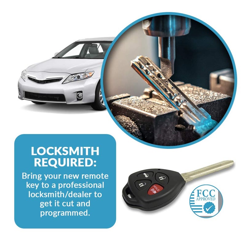 Keyless2Go Replacement for New Keyless Entry Remote Car Key for 2007 2008 2009 2010 Toyota Camry HYQ12BBY - Image 5